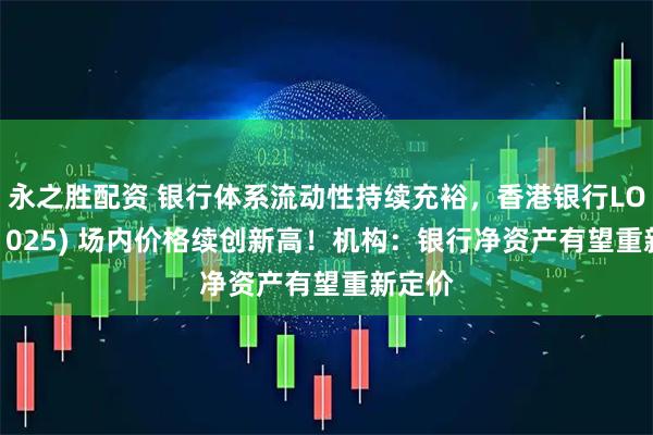 永之胜配资 银行体系流动性持续充裕，香港银行LOF(501025) 场内价格续创新高！机构：银行净资产有望重新定价